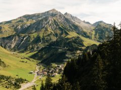 Der Etappenort Stuben am Arlberg